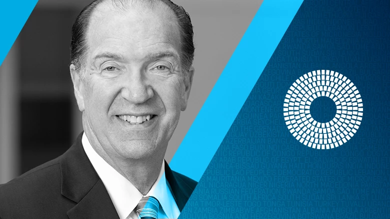 World Bank Annual Meetings David Malpass Press Conference October 13 card