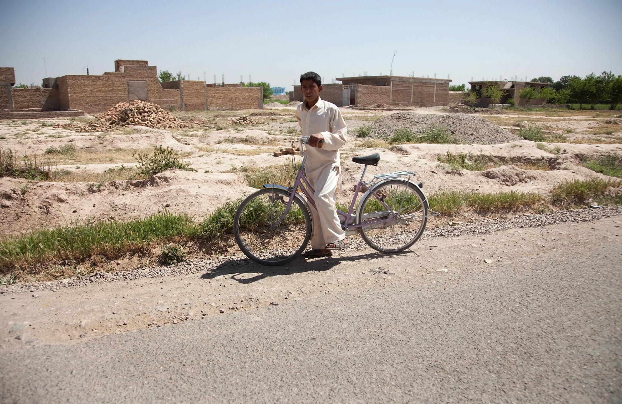 Locals use rehabilitated secondary roads to access basic services year round