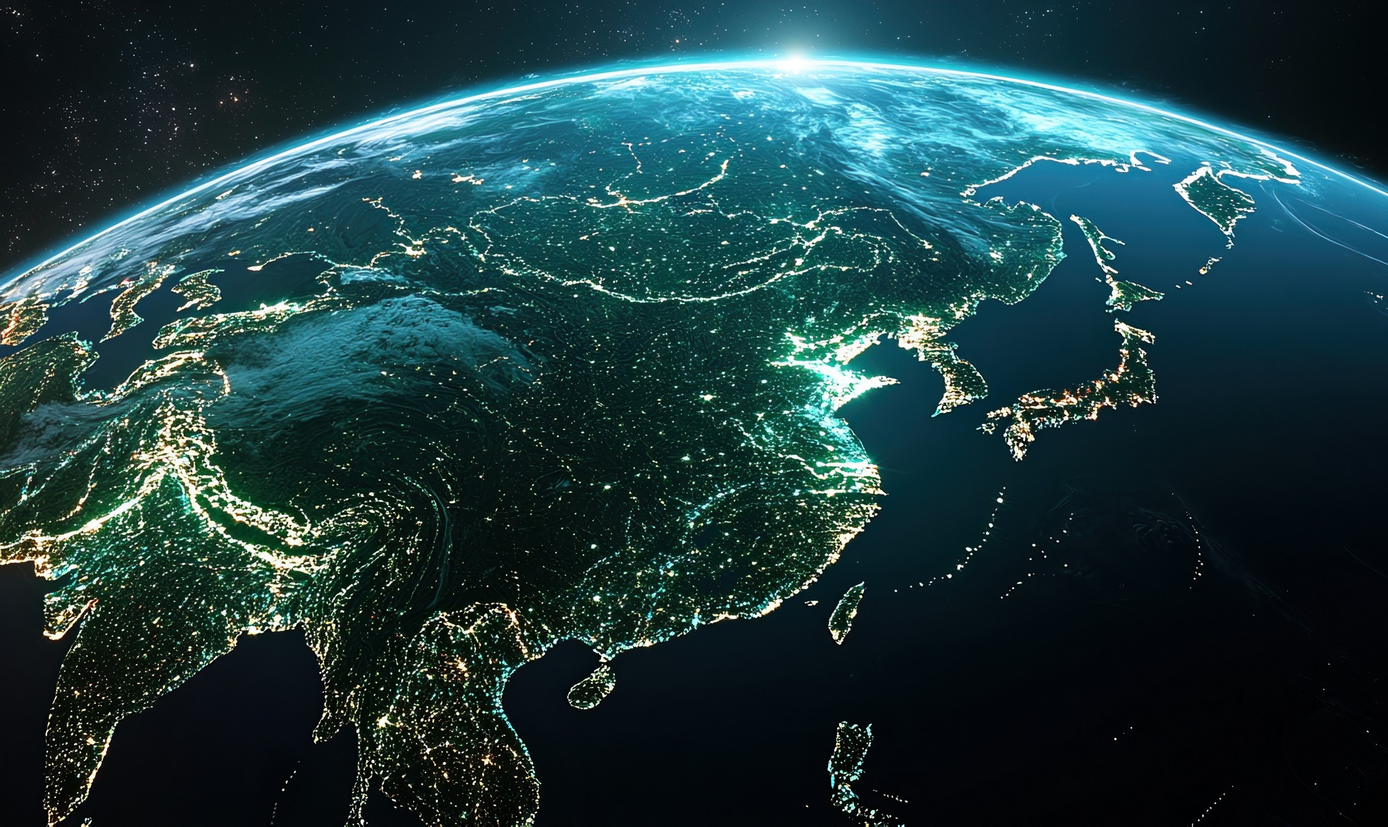 Planet Earth from Space People's Republic of China highlighted, . --ar 5:3 --quality 2 --sref https://s.mj.run/aalofa1VTiE --profile 3bmi6tg --stylize 20 --v 6.1 Job ID: d6fc41ba-f7ca-4551-9f8a-83af9e6111d7