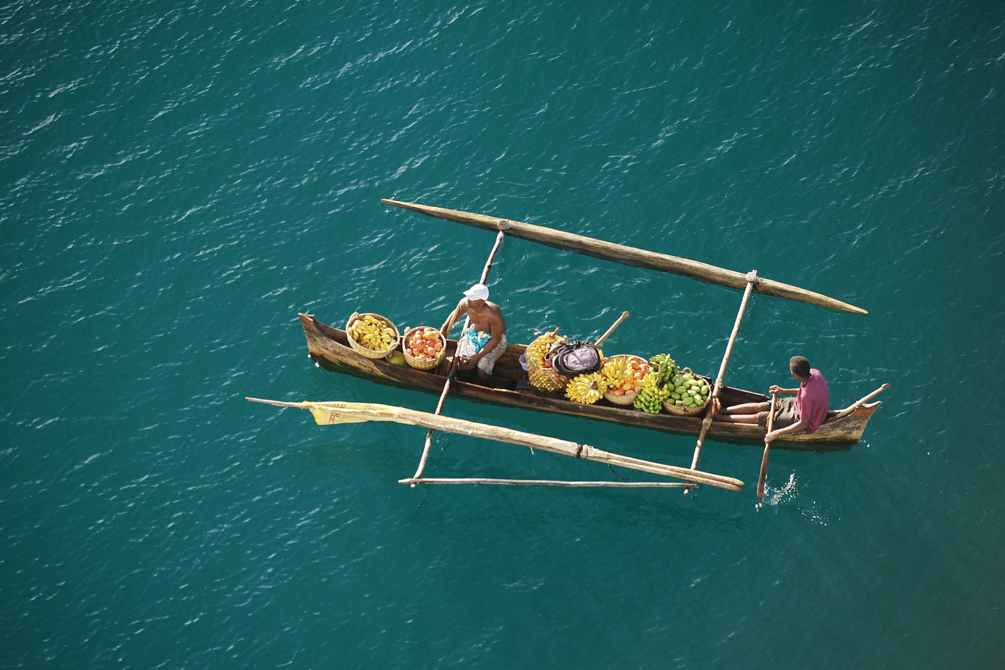 Madagascar. Fishing boats of the Indian Ocean