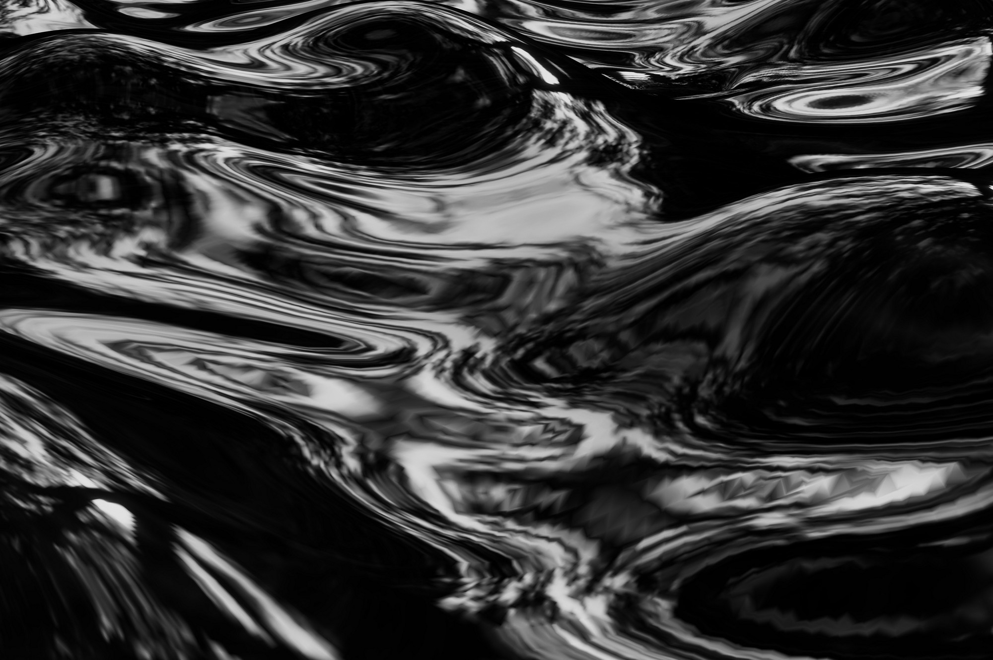Black surface with reflections black water waves background simple spaces use us contemporary background graphic backdrop.