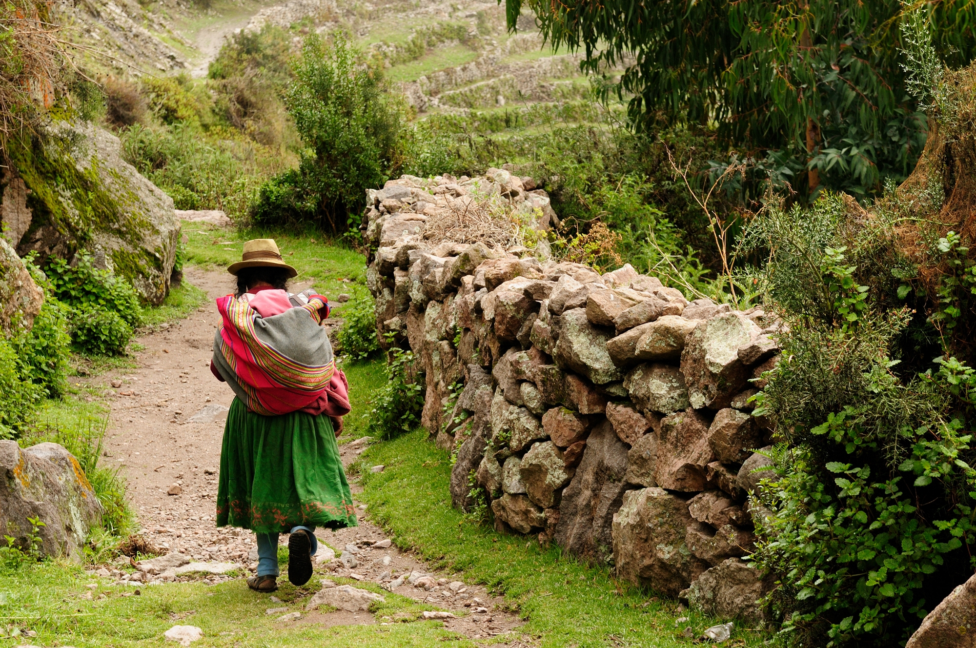 The wolds deepest canyon. The canyon also shelters several remote traditional rural settlements, Cotahuasi canyon, Peru