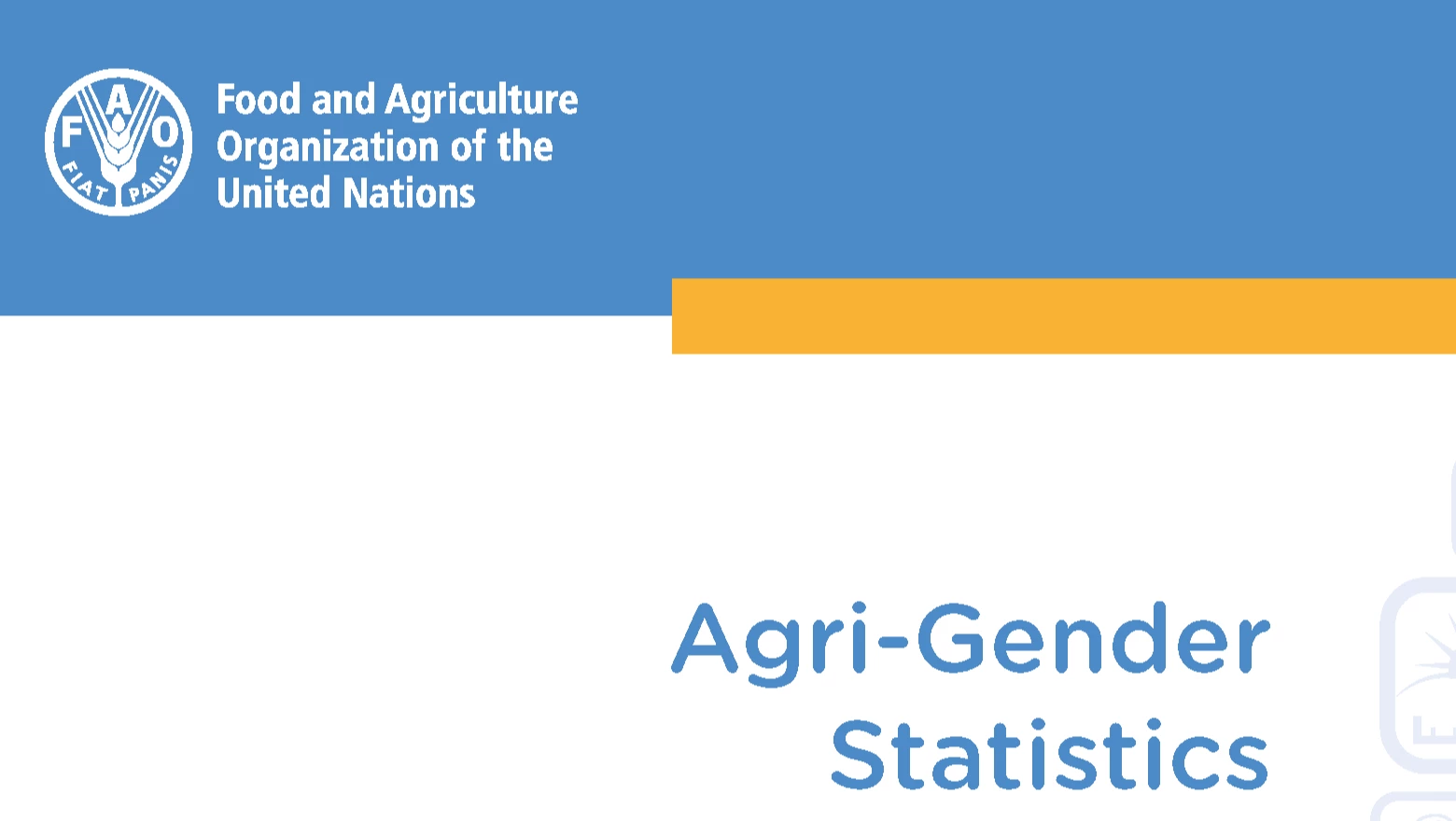 FAO Agri-Gender Statistics Toolkit