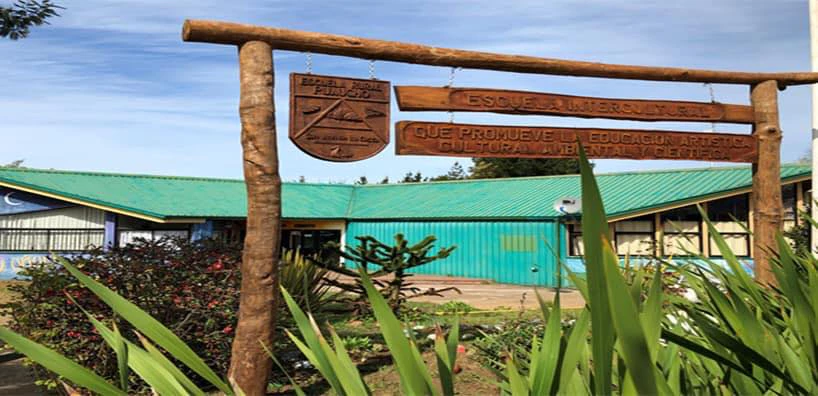 Escuela rural de Puauchuo, Región de Los Lagos - candidata a la implementación de bombas de calor geotérmica