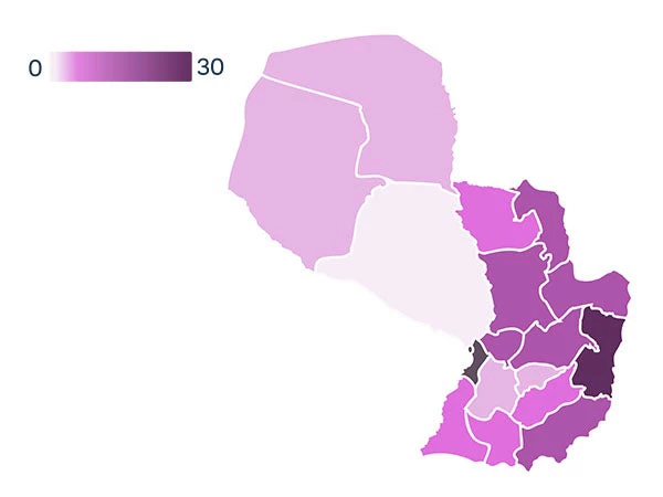 Número de casos de feminicidio, 2019-2022