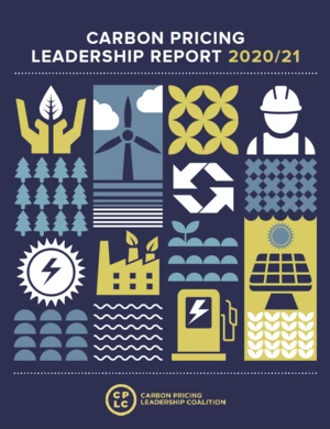 Carbon Pricing Leadership report cover. 