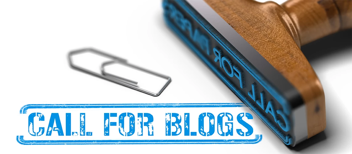 Illustration of "Call for Blogs" stamp | © shutterstock.com