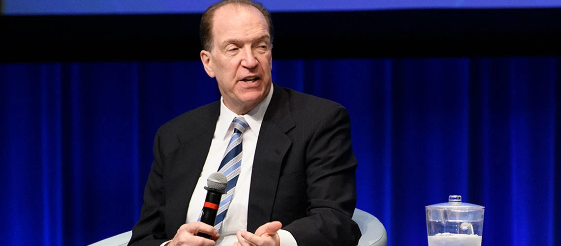 Le président du Groupe de la Banque mondiale David Malpass. © Banque mondiale