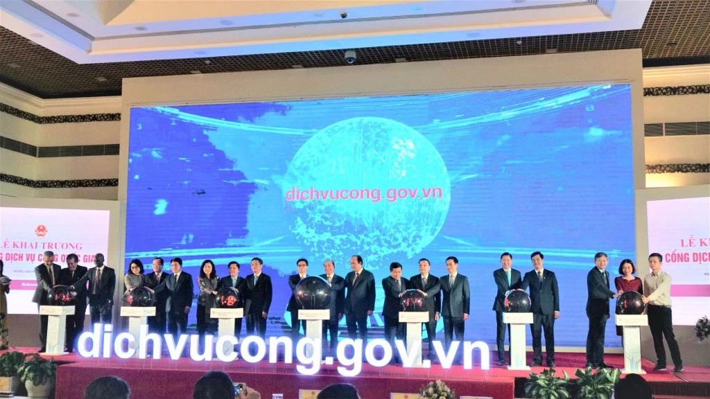 Pressing the Button. The national E-Services portal went live in December 2019, marking another milestone in Vietnam?s digital government agenda.