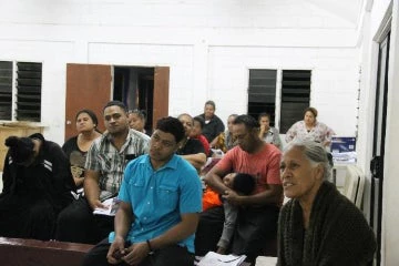 Dissemination Session with government, non-government and health representatives in Vava?u 