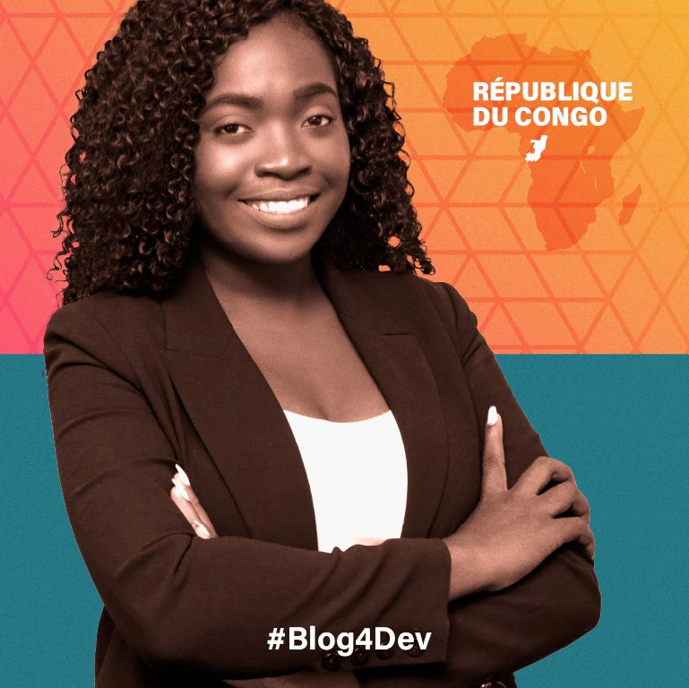 Exaucée Wonga, lauréate du concours Blog4Dev de la Banque mondiale en République du Congo 