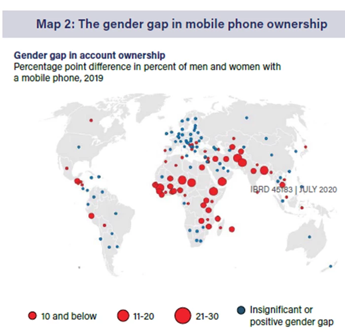 The gender gap in mobile phone ownership