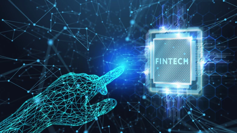 Fintech -financial technology concept