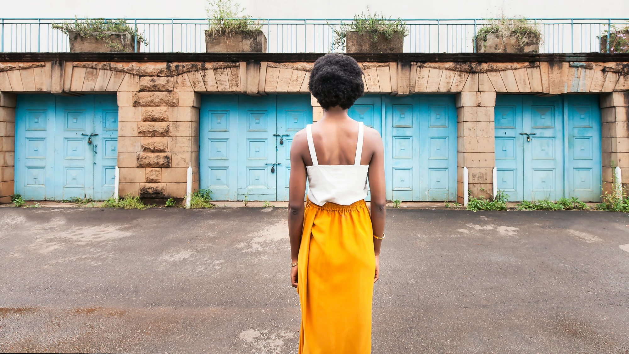 Development Impact yellow dress