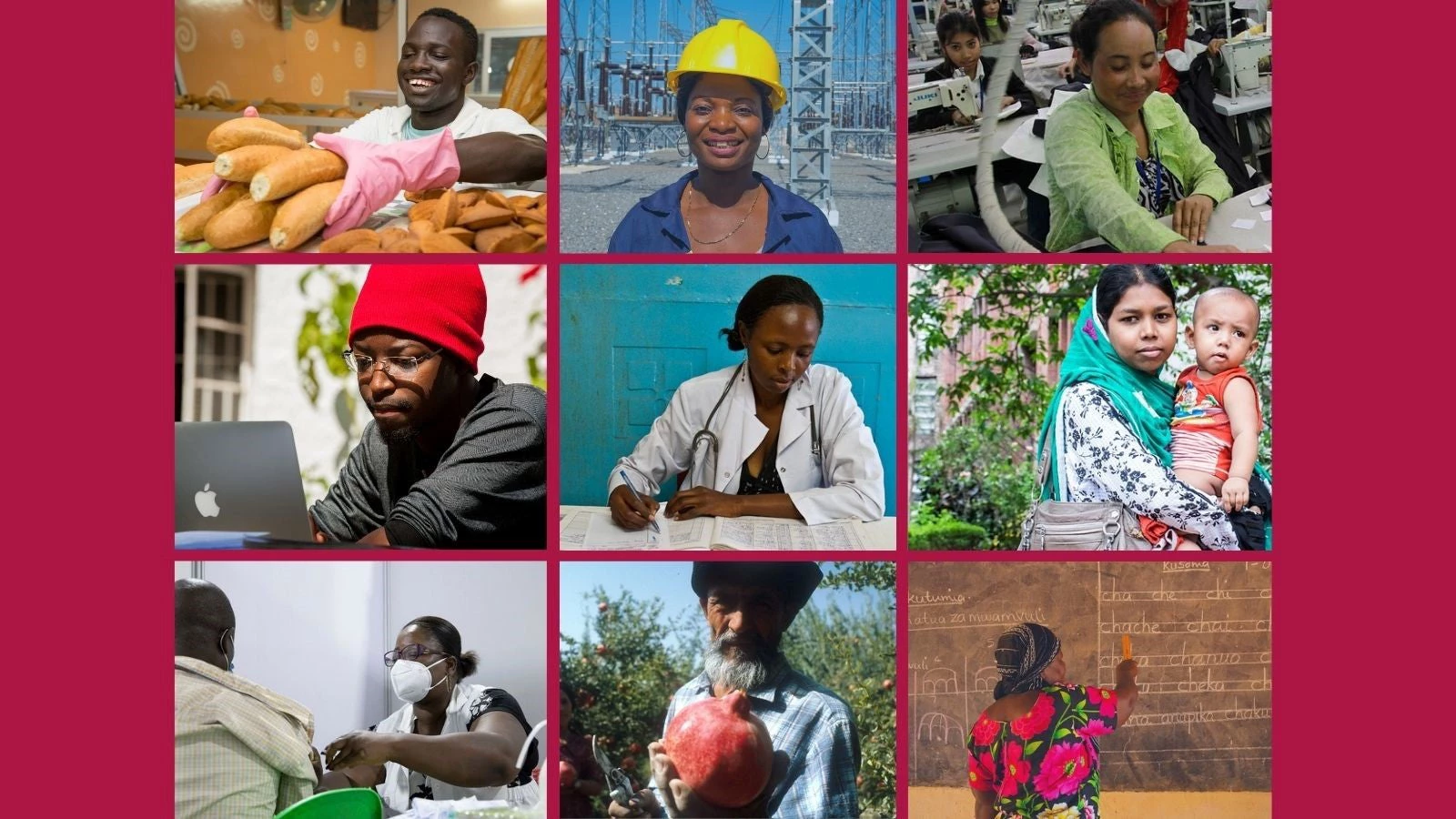 La COVID-19 a durement touché de nombreux travailleurs à travers le monde, notamment dans les pays les plus pauvres. Photos : Banque mondiale.