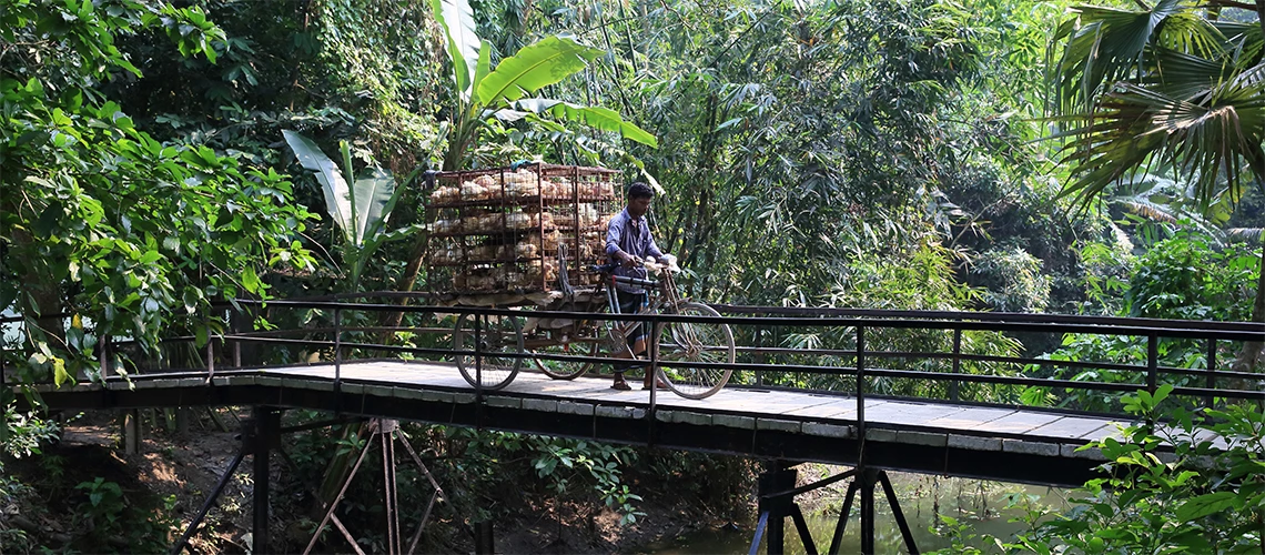 Grants for local government in Bangladesh has empowered them to build things like rural bridges and deliver what people need