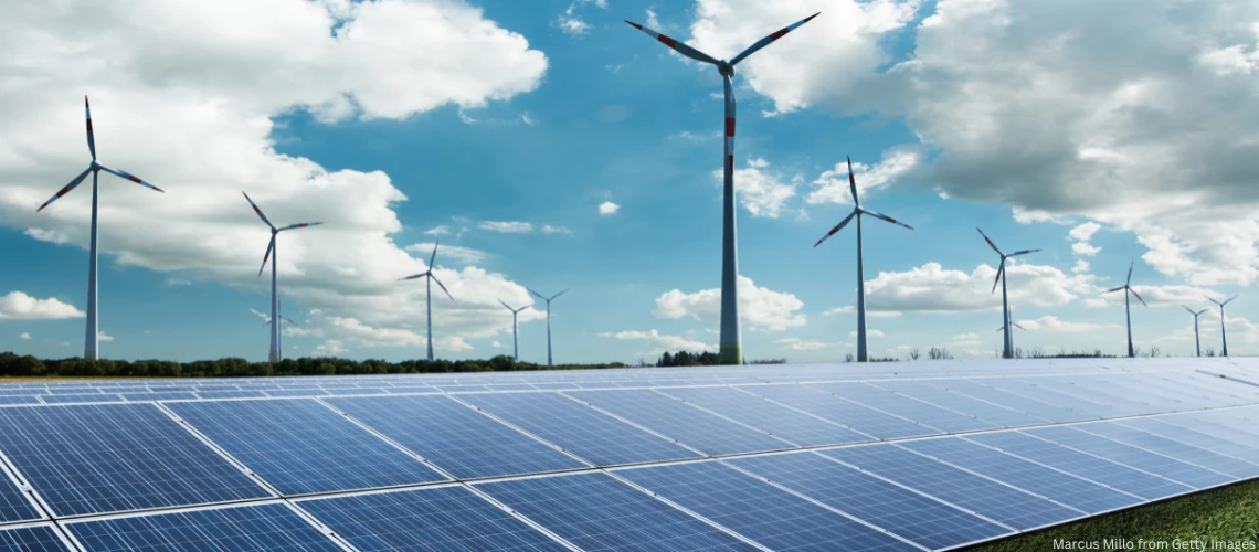 Solar and wind energy renewable energy