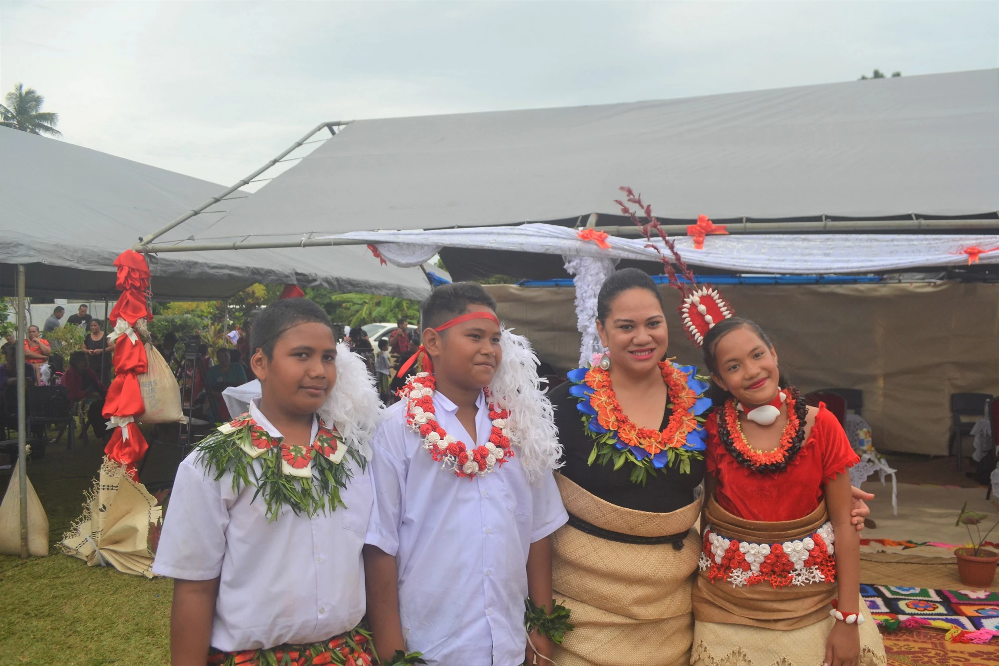 Natalia with GPS Taoa students at PREP school commissioning
