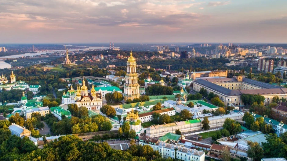 View of Kyiv, Ukraine