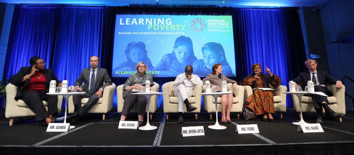 Learning Poverty: Building the Foundation of Human Capital event at the 2019 World Bank Annual Meetings