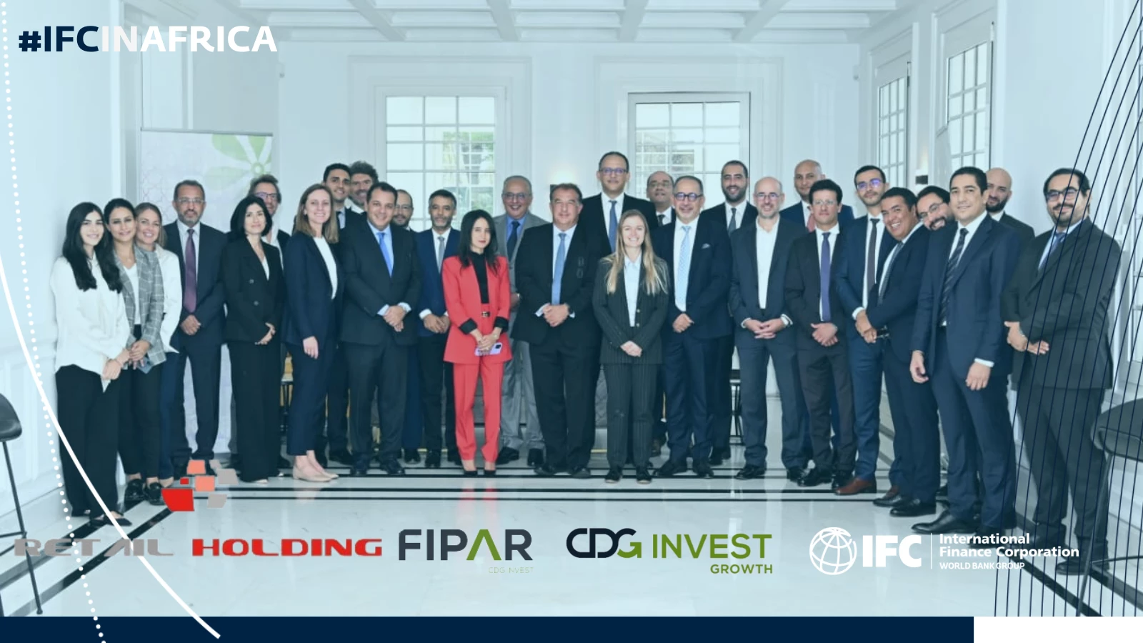 CDG, IFC, and FIPAR signing event.