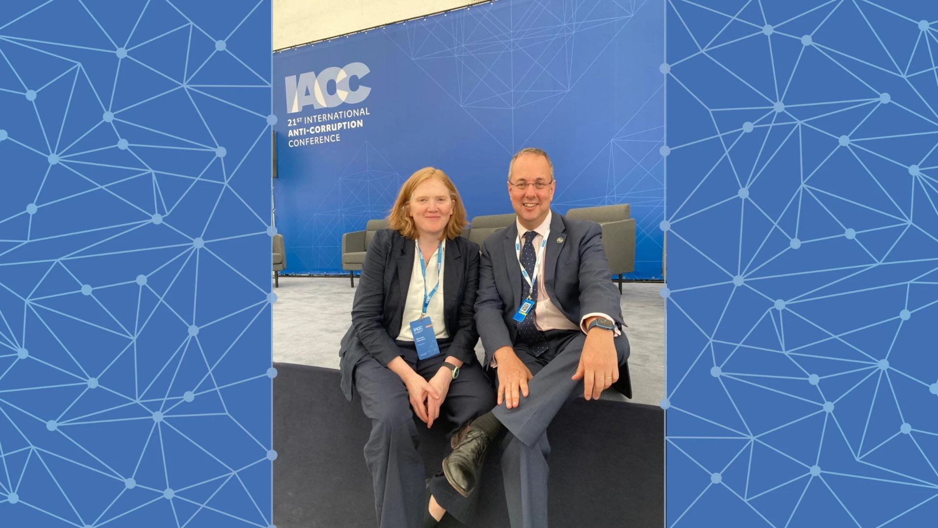 Roby and Alex at IACC in Lithuania