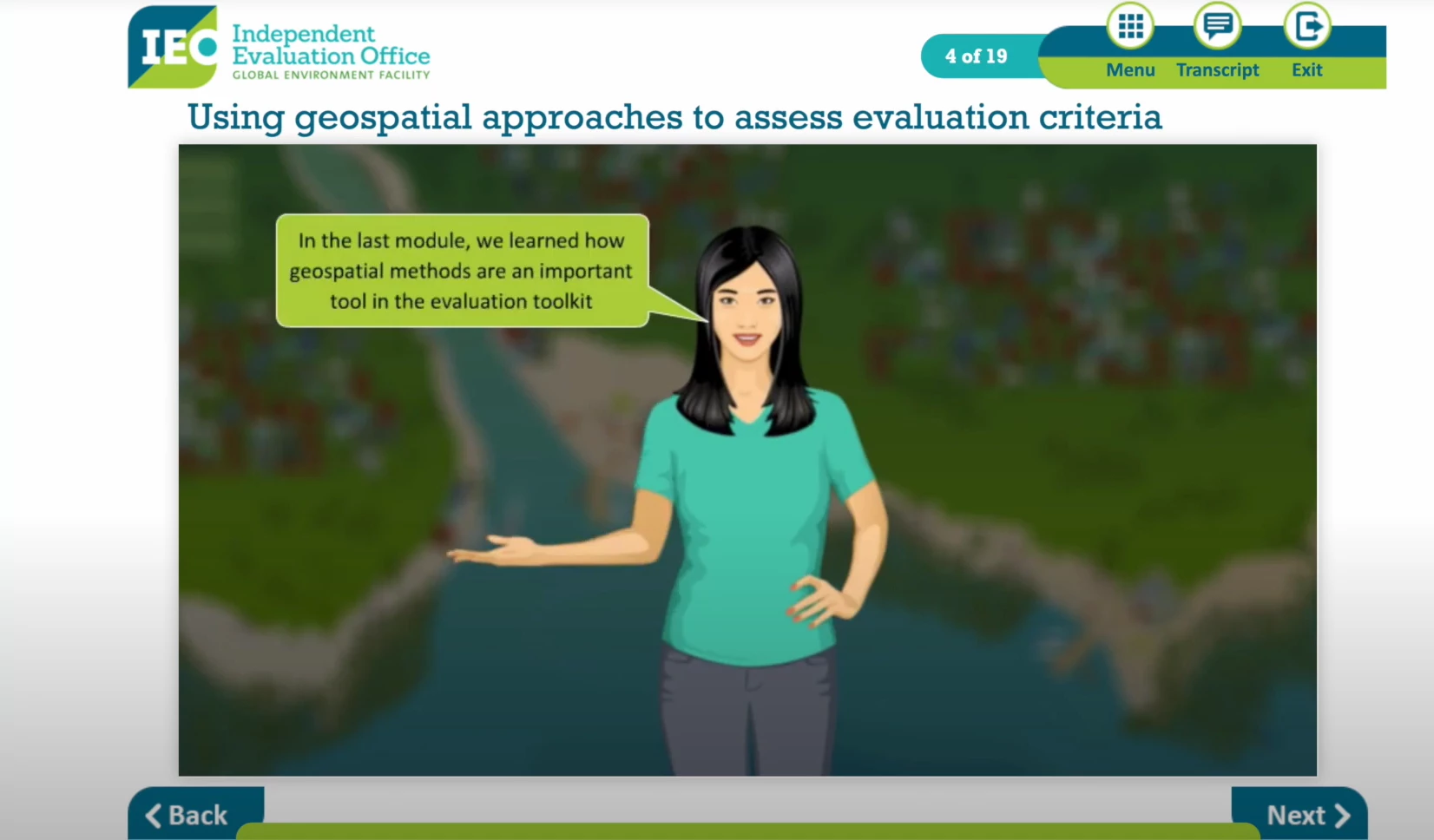 Training: Introduction to Environmental Evaluation Approaches and Tools