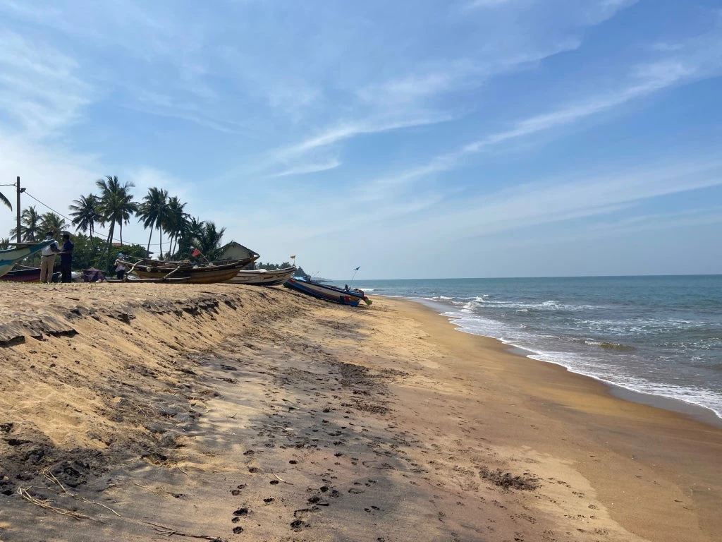 Coastal erosion in Sri Lanka