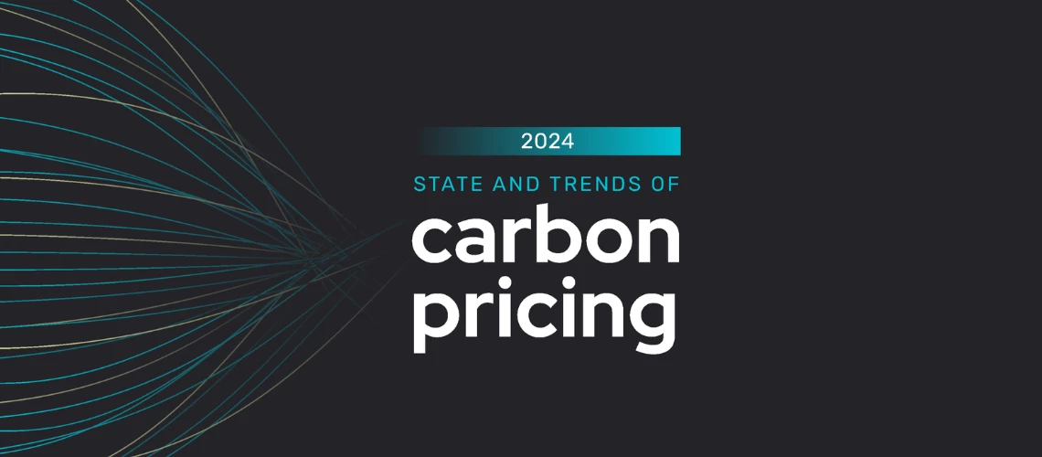 State and Trends of Carbon Pricinf report cover