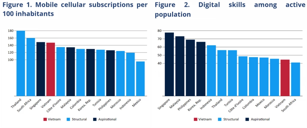 Vietnamese are using cell phones but have limited digital skills