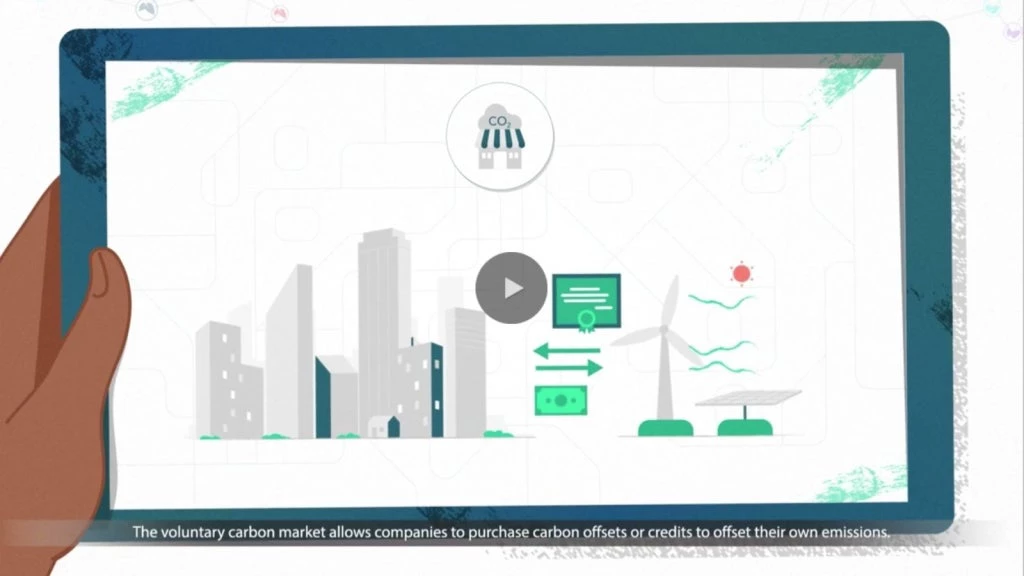 A resource explaining voluntary carbon markets