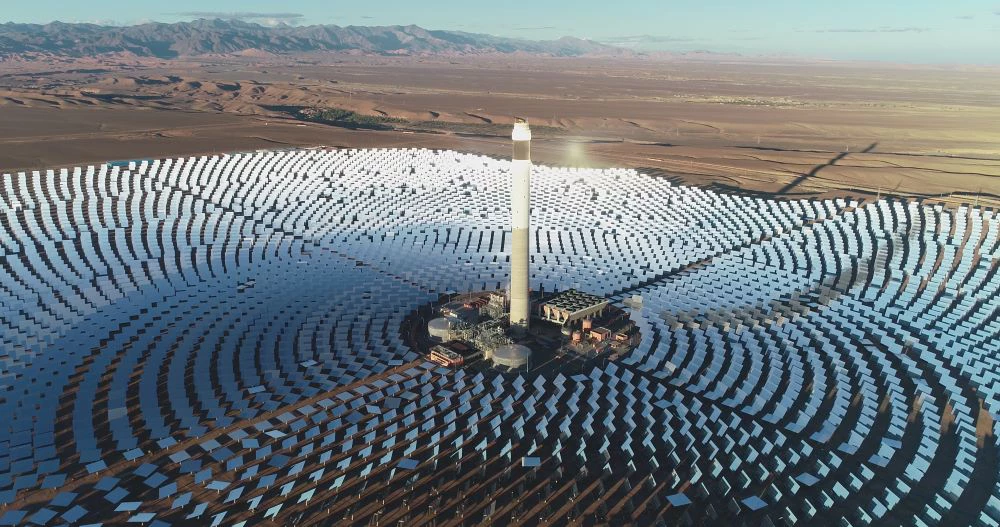 Morocco's Noor solar plant.