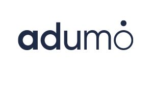 Logo of adumo company. Link to the adumo website.