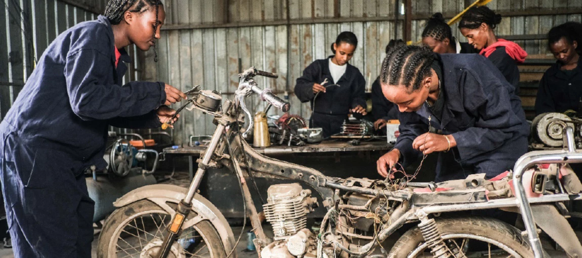 An automotive training center in Hawassa City 