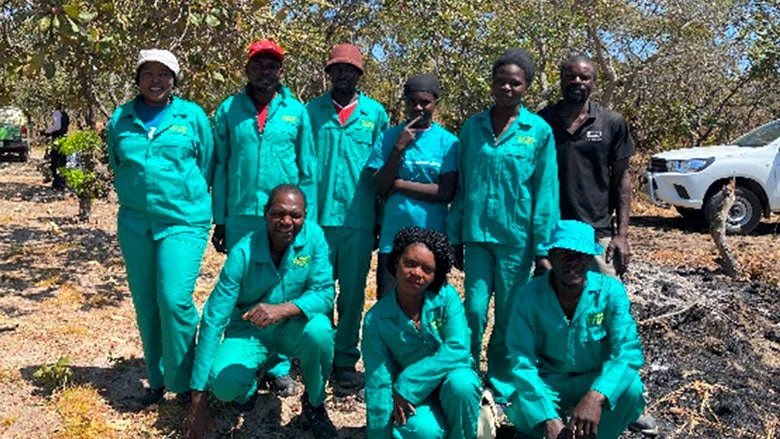 Community Forest Honorary Officers guarding the 1,053 ha community forest area   Photo: Chama Zimba 