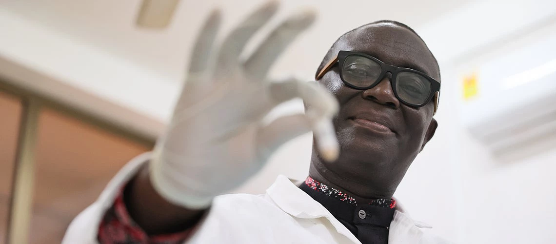 Professor Solomon Ofori-Acquah pioneers the genome program