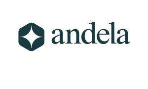 Logo of andela company. Link to the andela website.