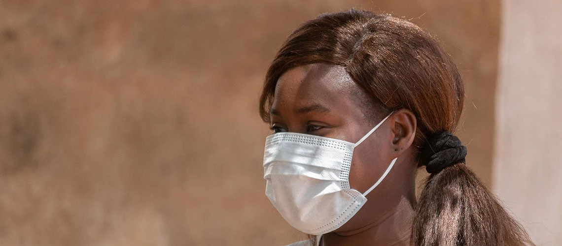 April 2, 2020 - MALI. People take precautions in Mali against COVID-19 (coronavirus). Photo: World Bank / Ousmane Traore (MAKAVELI)