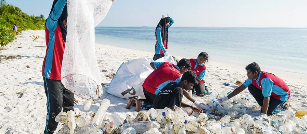 South Asia generates around 334 million tons of mismanaged waste annually, about three-fourths of it- mostly plastic- ends up in the ocean. Photo: Parley for the Oceans