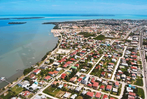 Belize City - Aerial View