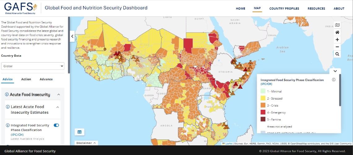 Global Food and Nutrition Security Dashboard