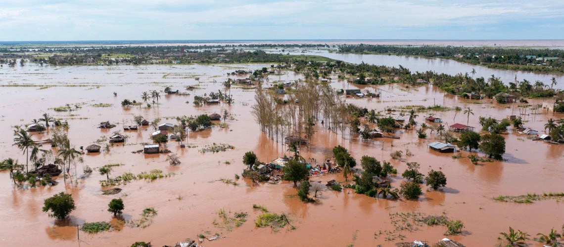 Widespread damage from previous Cyclone Idai. Photo: World Bank