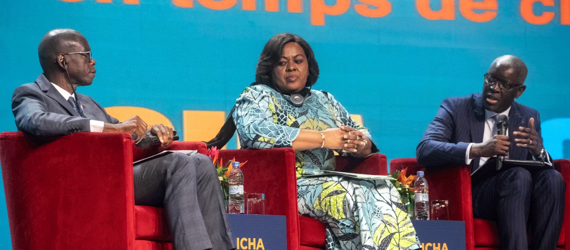 High-level panel from the ICHA conference. Photo: World Bank / 2023