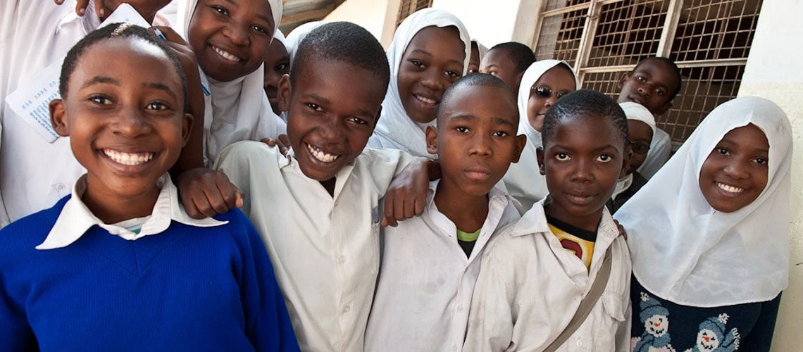 Students at Karume primary school in Tanzania. Photo: World Bank, Arnie Hoel
