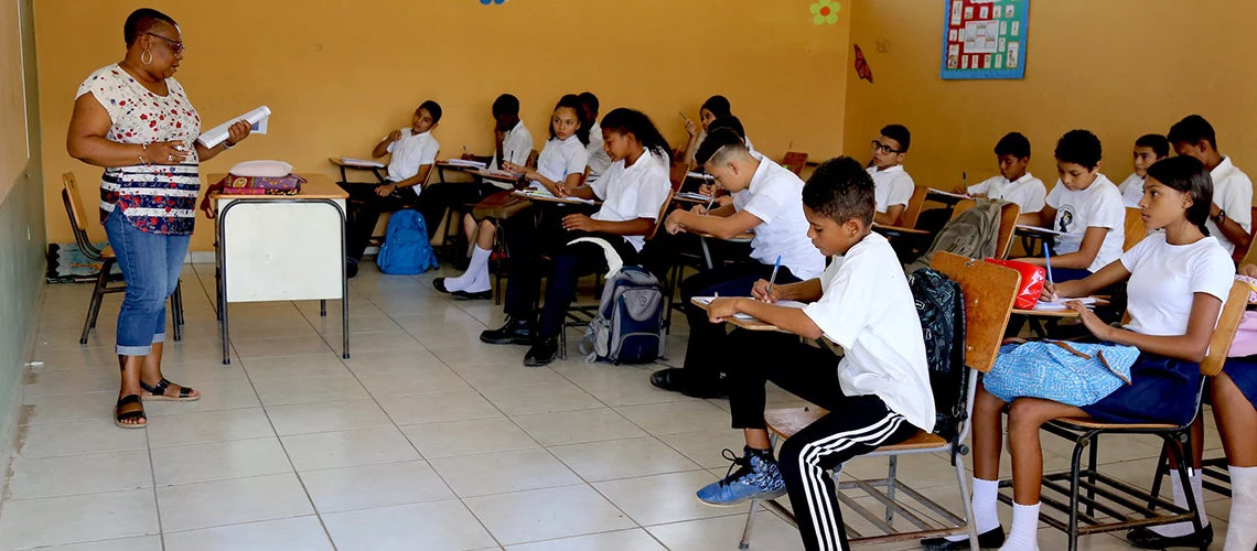 Estudiantes en Honduras
