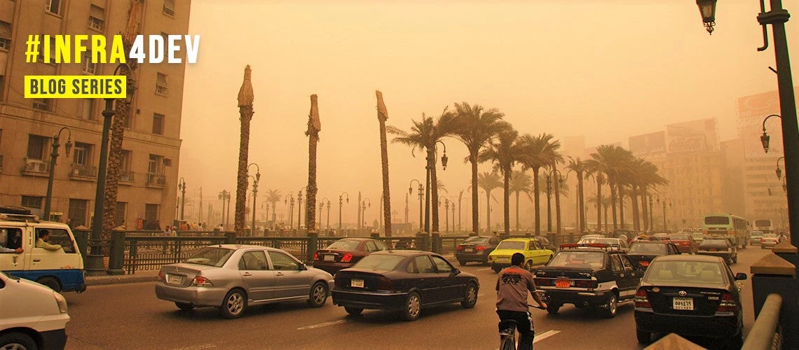 Traffic and pollution, Cairo, Egypt. Photo: Kim Eun Yeul / World Bank.