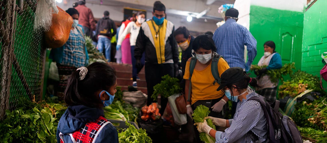 Mercado no Equador