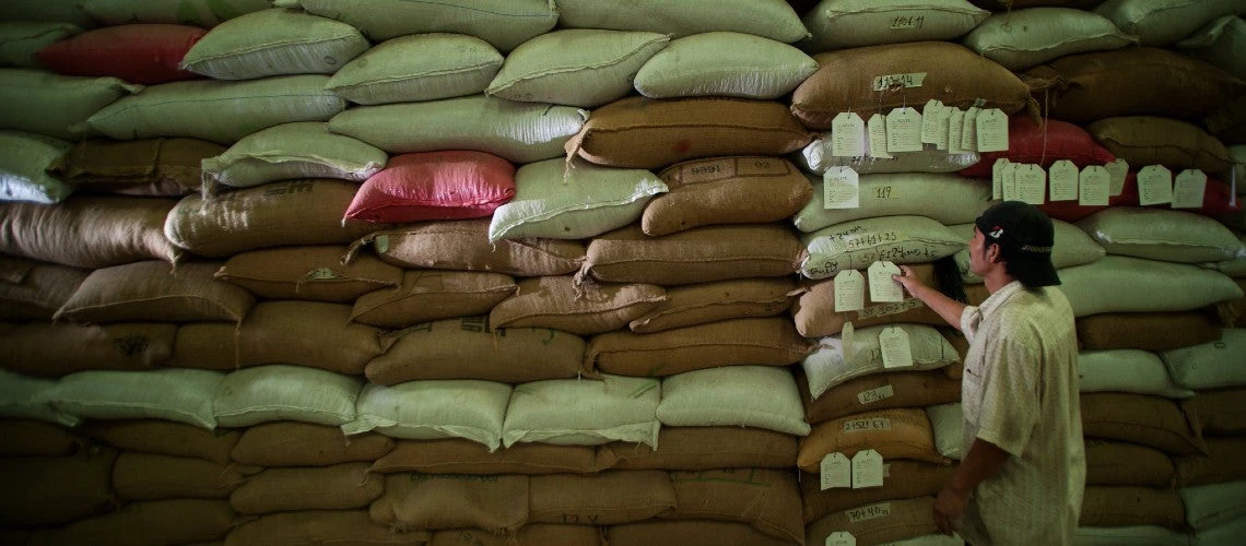 Worker at a coffee company in Guatemala 