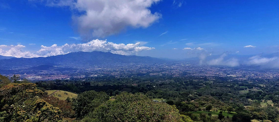 Vista de la ciudad de San José de Costa Rica en la distancia. Fuente: Banco Mundial