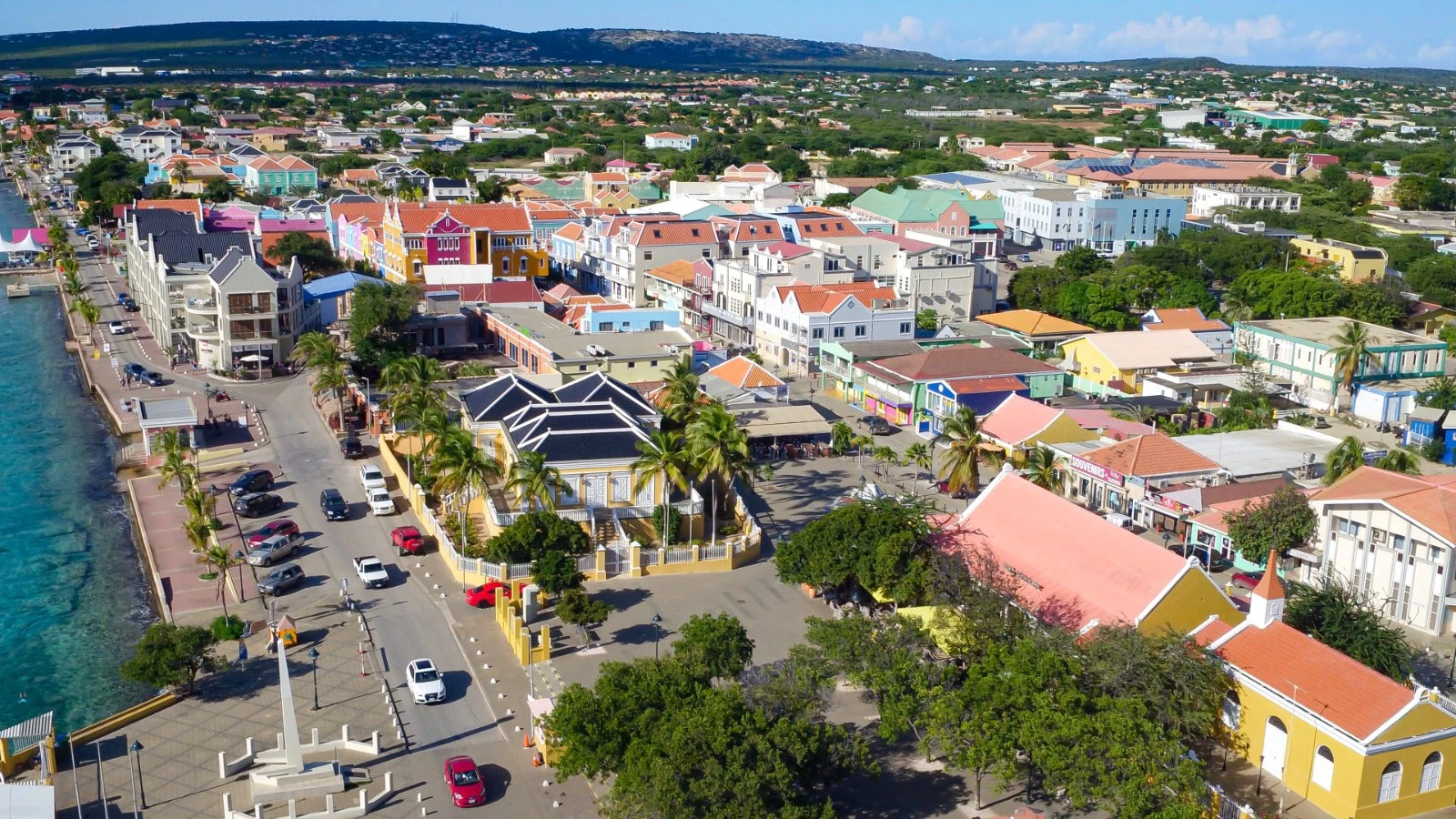 Bonaire aerial view.